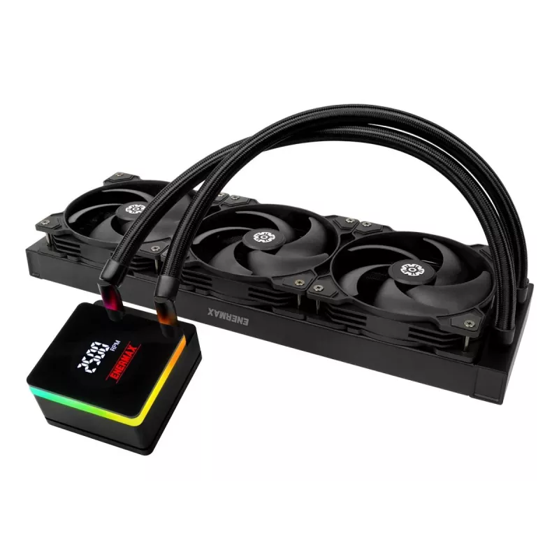 Conjunto de refrigeração líquida ENERMAX ELC-LTXTR360 com ventoinhas de 120 mm, radiador de 360 mm