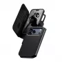 Capa protetora 2 em 1 para telemóvel com compartimento para cartões PanzerGlass CARE Feature Case Tango com MagSafe para iPhone 17 Pro Max, preto