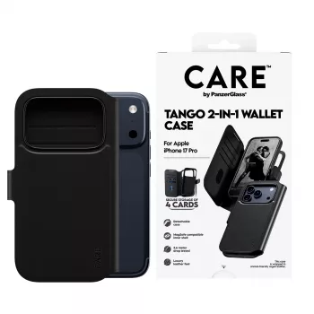 Capa de carteira 2 em 1 PanzerGlass CARE™ by ® Tango com MagSafe iPhone 17 Pro