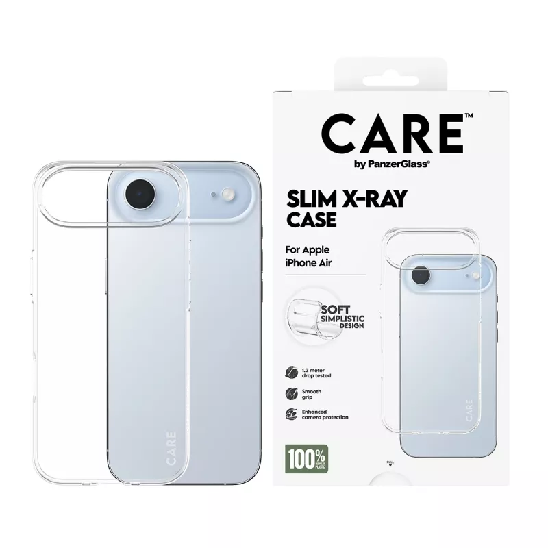 Capa PanzerGlass CARE™ by ® X-Ray iPhone Air, Capa, Apple, Apple - iPhone Air, Transparente