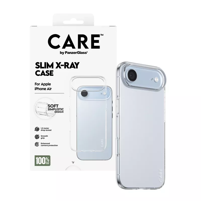 Capa PanzerGlass CARE™ by ® X-Ray iPhone Air, Capa, Apple, Apple - iPhone Air, Transparente