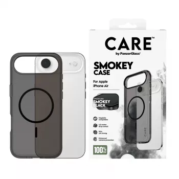 Capa PanzerGlass CARE™ by ® Urban Explorer Case Smokey com MagSafe preto iPhone Air
