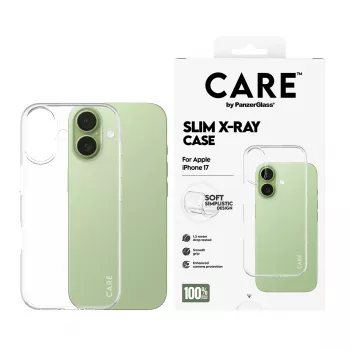Capa para telemóvel PanzerGlass capa elegante Transparente X-Ray Soft Basic para iPhone 17