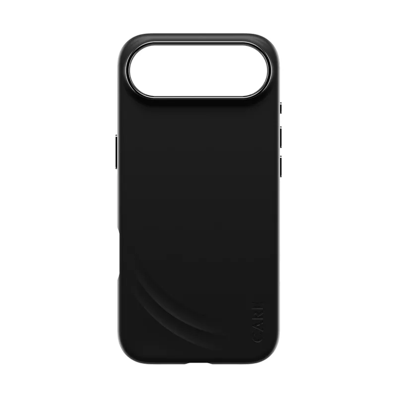 Capa protetora PanzerGlass CARE™ Flow Case preta com MagSafe para iPhone Air