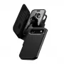 Capa de carteira PanzerGlass CARE Tango 2 em 1 com MagSafe para iPhone Air — preta
