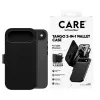 Capa de carteira PanzerGlass CARE Tango 2 em 1 com MagSafe para iPhone Air — preta