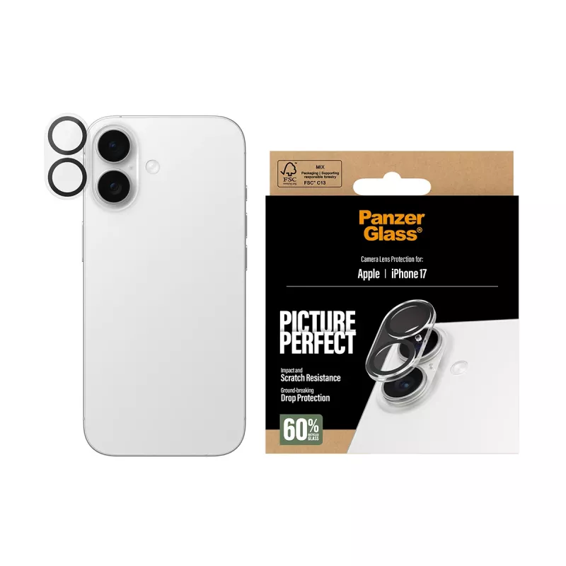 Protetor de lente da câmara PanzerGlass ® PicturePerfect para iPhone 17