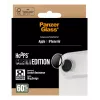 Protetor de lente da câmara PanzerGlass Hoops para iPhone Air — vidro temperado e silicone, transparente, 1 unid.