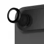 Protetor de lente da câmara PanzerGlass Hoops para iPhone Air — vidro temperado, preto, resistente a riscos e choques