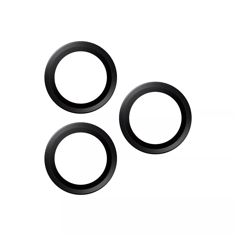 Protetor de lente da câmara PanzerGlass ® Hoops® preto iPhone 17 Pro | iPhone 17 Pro Max | iPhone 16 Pro | 16 Pro Max