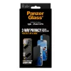 Película de proteção de ecrã com privacidade PanzerGlass para iPhone 17 / iPhone 16 Pro — Ultra-Wide Fit, vidro temperado + PET, FASTFIT