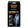 Película de proteção de ecrã PanzerGlass 2-Way Privacy para iPhone 17 Pro — Ultra-Wide Fit, vidro temperado, filtro de privacidade, FASTFIT