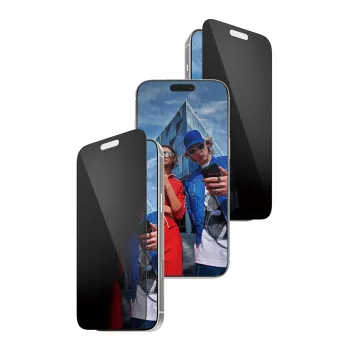 Protetor de ecrã PanzerGlass 2-Way Privacy para iPhone 17 Pro Max — vidro temperado, Ultra-Wide Fit, FASTFIT