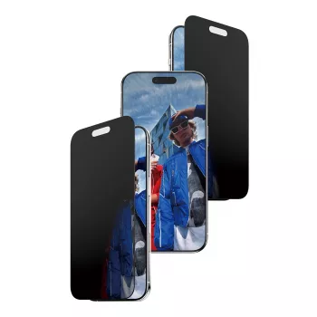 Protetor de ecrã PanzerGlass Privacy para iPhone Air — vidro temperado, Ultra-Wide Fit, filtro de privacidade, FASTFIT