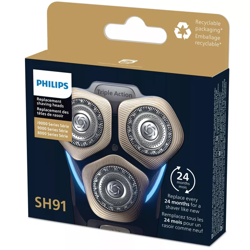 Cabeças de corte de substituição Philips SHAVER Series 9000 SH91 SH91/50