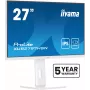 iiyama ProLite XUB2797HSN-W2 Monitor de computador 68,6 cm (27 polegadas) 1920 x 1080 píxeis Full HD LED branco
