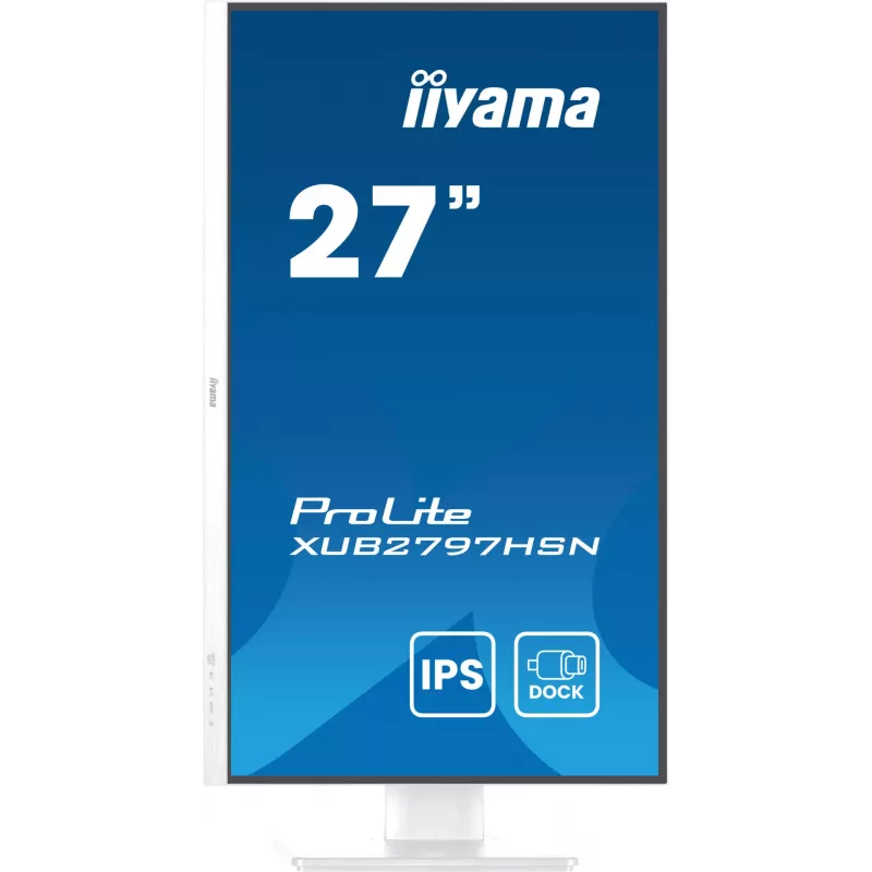 iiyama ProLite XUB2797HSN-W2 Monitor de computador 68,6 cm (27 polegadas) 1920 x 1080 píxeis Full HD LED branco