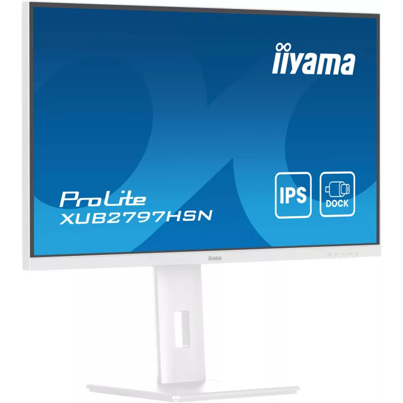 iiyama ProLite XUB2797HSN-W2 Monitor de computador 68,6 cm (27 polegadas) 1920 x 1080 píxeis Full HD LED branco