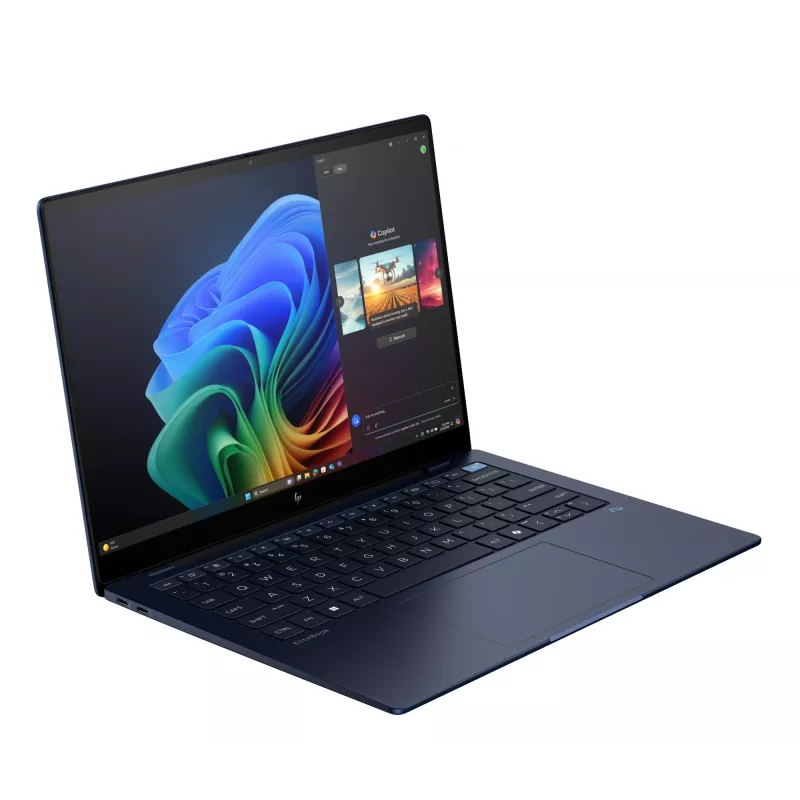 HP EliteBook Ultra G1q AI PC Copilot+ PC Snapdragon X1E-78-100 Portátil 35,6 cm (14 polegadas) Touchscreen 2.2K 16 GB LPDDR5x-SDRAM 1 TB SSD Wi-Fi 6E (802.11ax) Windows 11 Pro azul