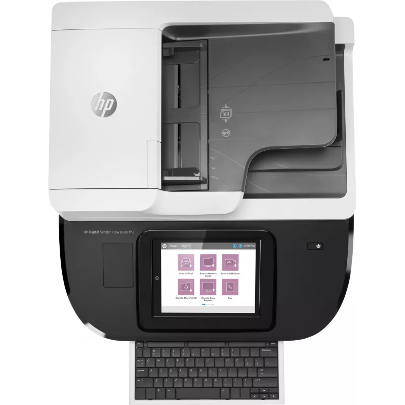 HP Flow 8500 fn2 Digitalizador de superfície plana e ADF 600 x 600 DPI