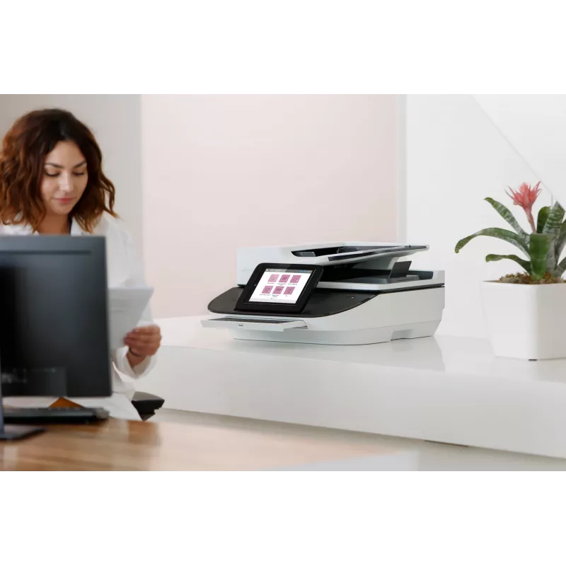 HP Flow 8500 fn2 Digitalizador de superfície plana e ADF 600 x 600 DPI