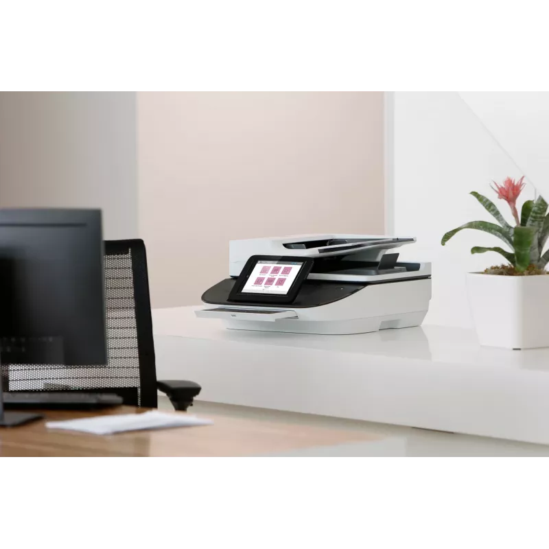 HP Flow 8500 fn2 Digitalizador de superfície plana e ADF 600 x 600 DPI
