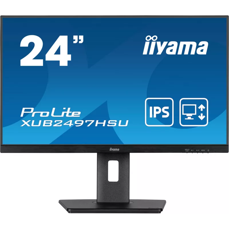 Monitor de computador iiyama XUB2497HSU-B2 60,5 cm (23,8 polegadas) 1920 x 1080 píxeis Full HD LED preto