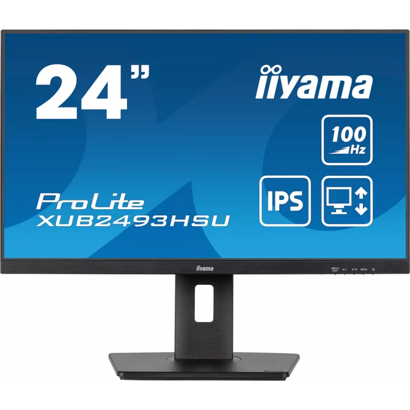 Monitor de computador iiyama XUB2493HSU-B7 60,5 cm (23,8 polegadas) 1920 x 1080 píxeis Full HD LED preto