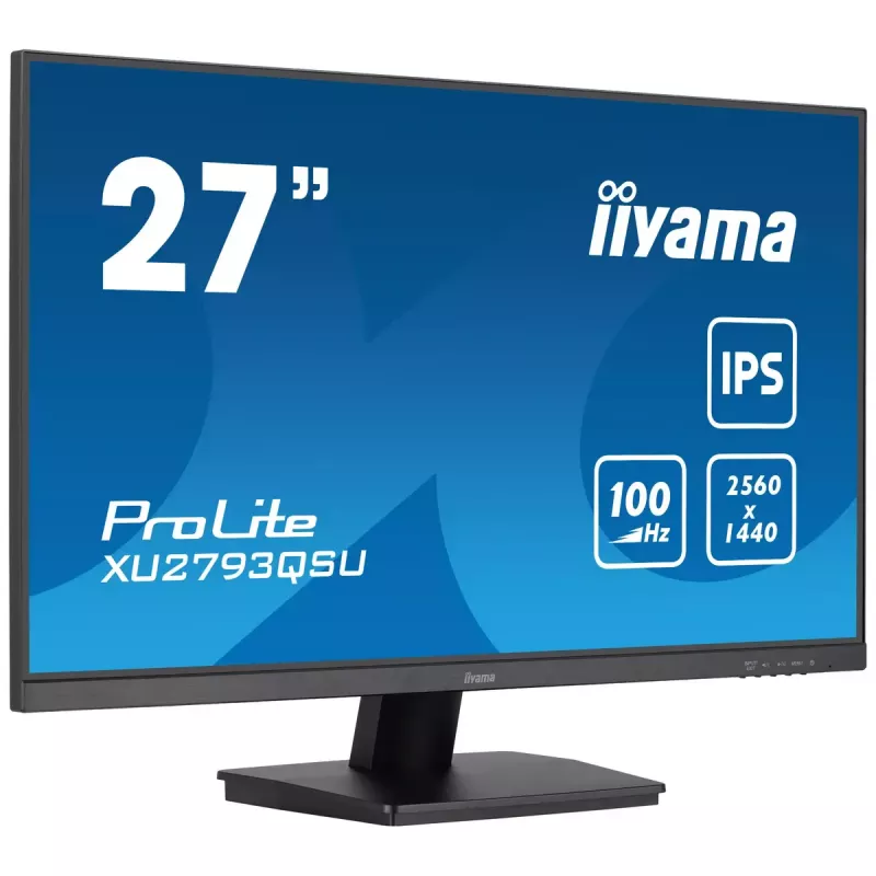 Monitor de computador iiyama ProLite XU2793QSU-B7 68,6 cm (27 polegadas) 2560 x 1440 píxeis Quad HD LED preto