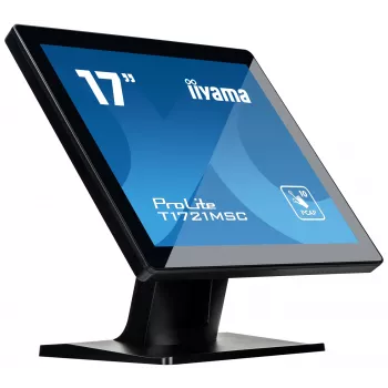 Monitor de computador iiyama ProLite T1721MSC-B2 43,2 cm (17 polegadas) 1280 x 1024 píxeis SXGA LED ecrã tátil de secretária preto