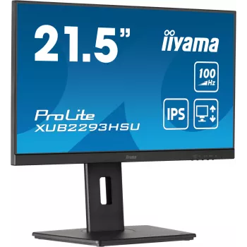 Monitor de computador iiyama ProLite XUB2293HSU-B7 54,6 cm (21,5 polegadas) 1920 x 1080 píxeis Full HD LED preto
