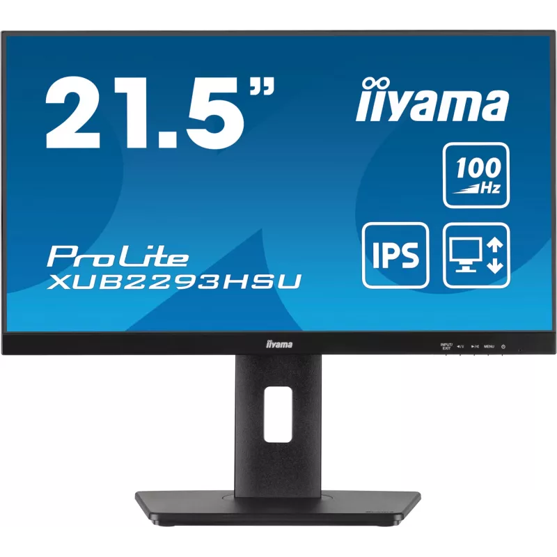 Monitor de computador iiyama ProLite XUB2293HSU-B7 54,6 cm (21,5 polegadas) 1920 x 1080 píxeis Full HD LED preto