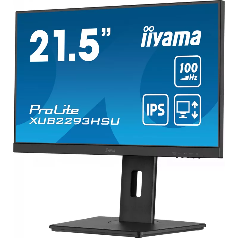 Monitor de computador iiyama ProLite XUB2293HSU-B7 54,6 cm (21,5 polegadas) 1920 x 1080 píxeis Full HD LED preto