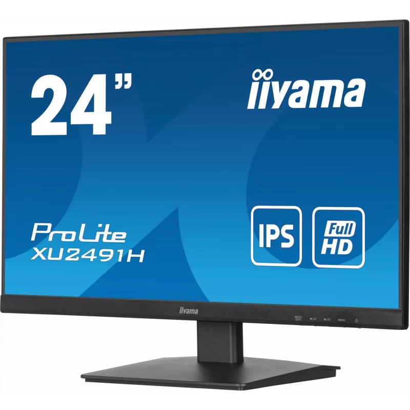 Monitor de computador iiyama ProLite XU2491H-B1 60,5 cm (23,8 polegadas) 1920 x 1080 píxeis Full HD LED preto