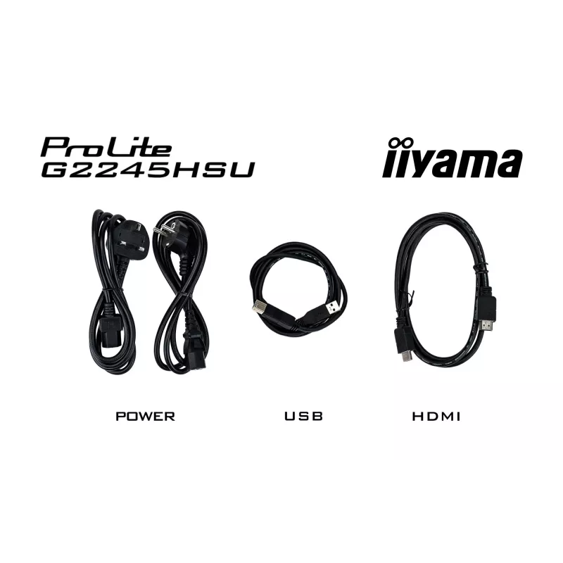 Monitor de computador iiyama G-MASTER G2245HSU-B2 54,6 cm (21,5 polegadas) 1920 x 1080 píxeis Full HD LED preto