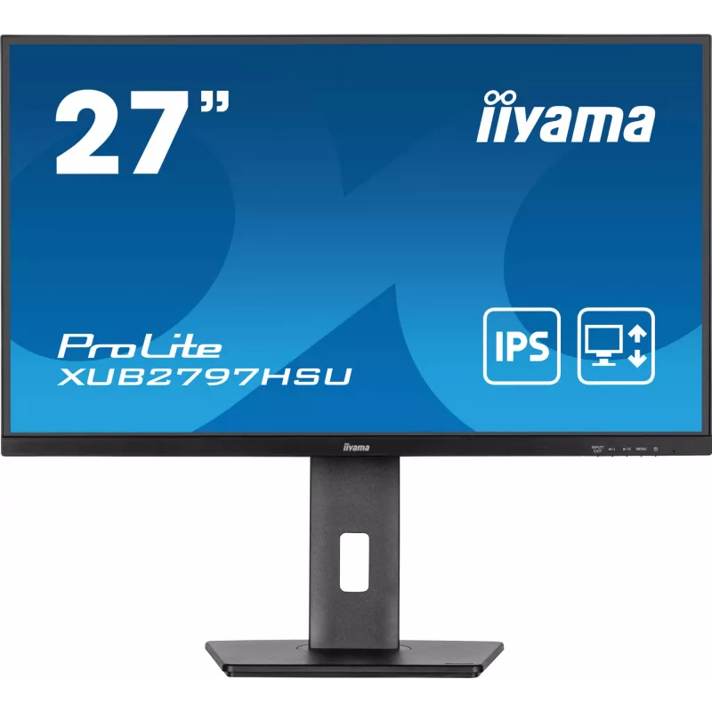 Monitor de computador iiyama ProLite XUB2797HSU-B2 68,6 cm (27 polegadas) 1920 x 1080 píxeis Full HD LED preto