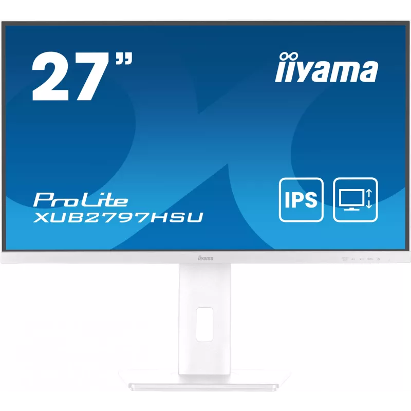 Monitor de computador iiyama ProLite XUB2797HSU-W2 68,6 cm (27 polegadas) 1920 x 1080 píxeis Full HD LED branco