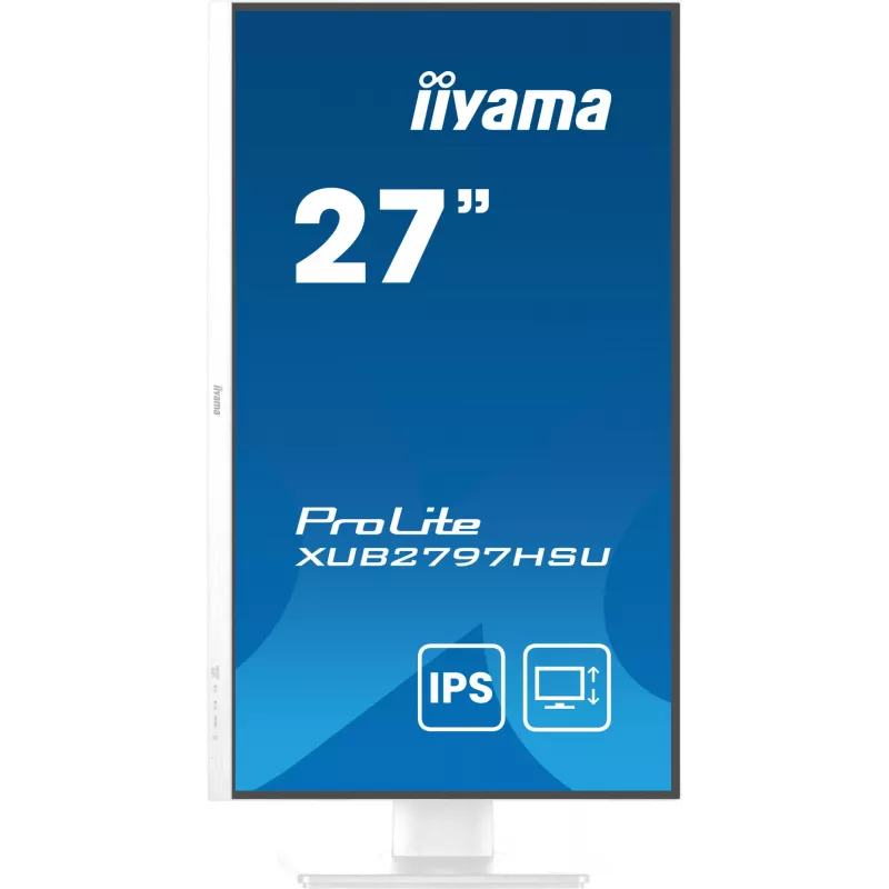 Monitor de computador iiyama ProLite XUB2797HSU-W2 68,6 cm (27 polegadas) 1920 x 1080 píxeis Full HD LED branco