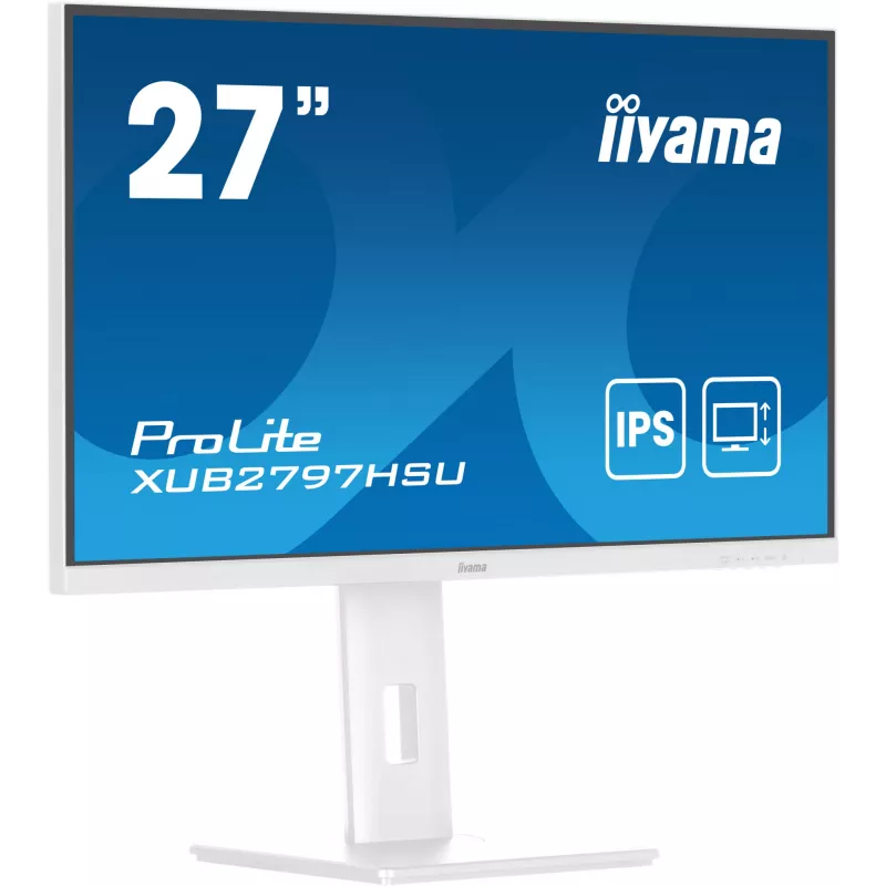 Monitor de computador iiyama ProLite XUB2797HSU-W2 68,6 cm (27 polegadas) 1920 x 1080 píxeis Full HD LED branco