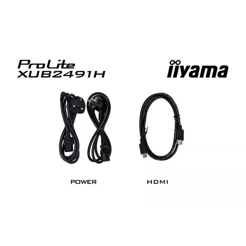 Monitor de computador iiyama ProLite XUB2491H-B1 60,5 cm (23,8 polegadas) 1920 x 1080 píxeis Full HD LED preto
