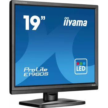 Monitor de computador iiyama ProLite E1980S-B1 48,3 cm (19 polegadas) 1280 x 1024 píxeis VGA LED preto