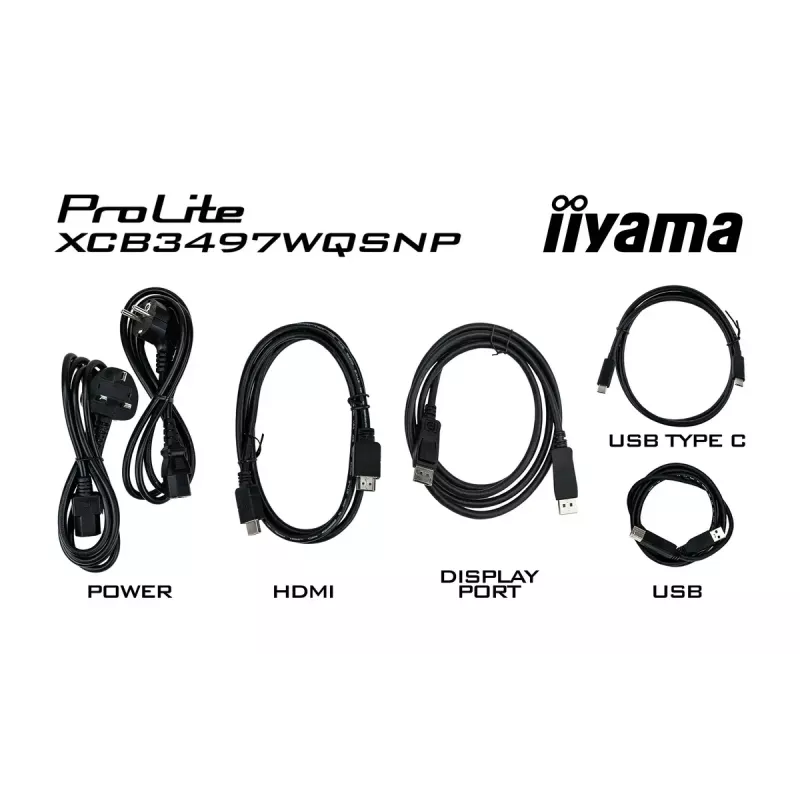 Monitor de computador iiyama ProLite XCB3497WQSNP-B1 86,4 cm (34 polegadas) 3440 x 1440 píxeis UltraWide Quad HD LED preto