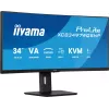 Monitor de computador iiyama ProLite XCB3497WQSNP-B1 86,4 cm (34 polegadas) 3440 x 1440 píxeis UltraWide Quad HD LED preto