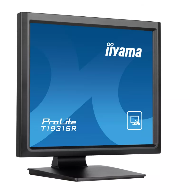 Monitor de computador iiyama ProLite T1931SR-B1S 48,3 cm (19 polegadas) 1280 x 1024 píxeis SXGA LCD ecrã tátil preto