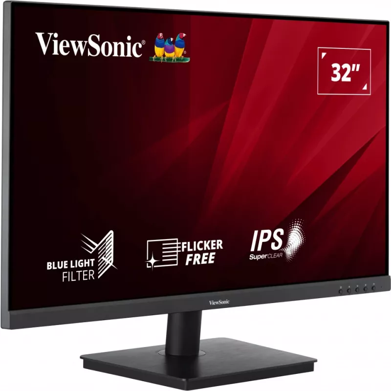 Monitor de computador Viewsonic VA VA3209-2K-MHD 81,3 cm (32 polegadas) 2560 x 1440 píxeis Quad HD preto