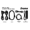 Monitor de computador iiyama ProLite TF2215MC-B2 54,6 cm (21,5 polegadas) 1920 x 1080 píxeis Full HD LED ecrã tátil multiuso preto