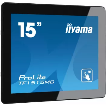 Monitor de computador iiyama TF1515MC-B2 38,1 cm (15 polegadas) 1024 x 768 píxeis XGA LED ecrã tátil preto