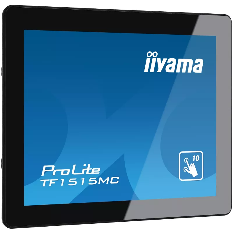 Monitor de computador iiyama TF1515MC-B2 38,1 cm (15 polegadas) 1024 x 768 píxeis XGA LED ecrã tátil preto