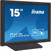 Monitor de computador iiyama T1531SR-B1S 38,1 cm (15 polegadas) 1024 x 768 píxeis XGA LCD ecrã tátil preto