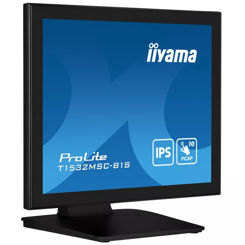 Monitor de computador iiyama ProLite T1532MSC-B1S 38,1 cm (15 polegadas) 1024 x 768 píxeis XGA LCD ecrã tátil preto